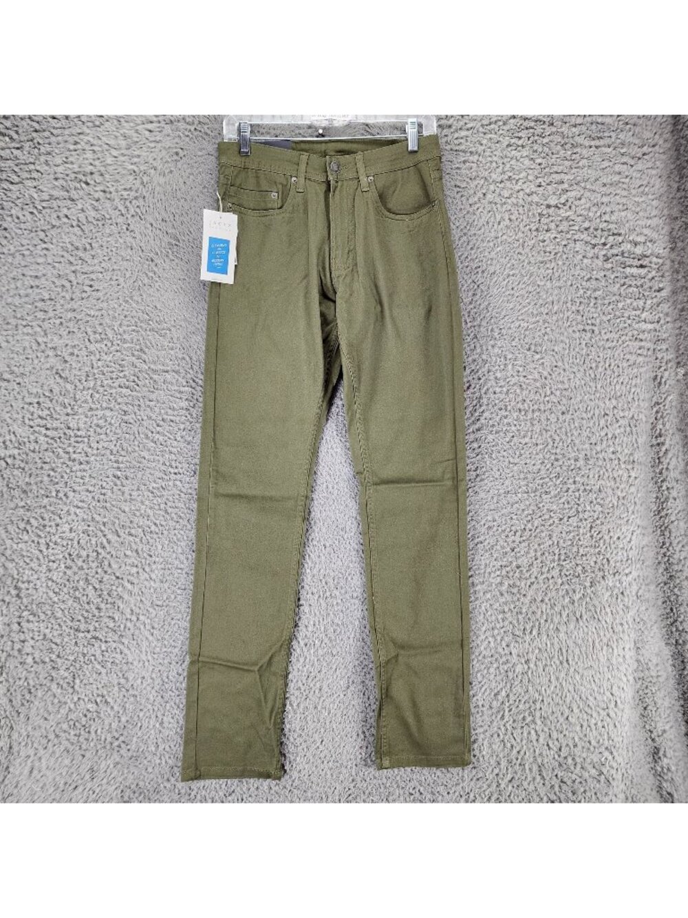 Jachs Jeans Mens 29x34 Green Stretch Straight Fit *NWT*